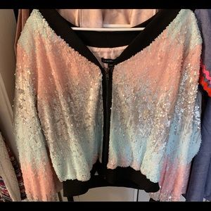 Unicorn Sequin Jacket!! 🦄 Lane Bryant